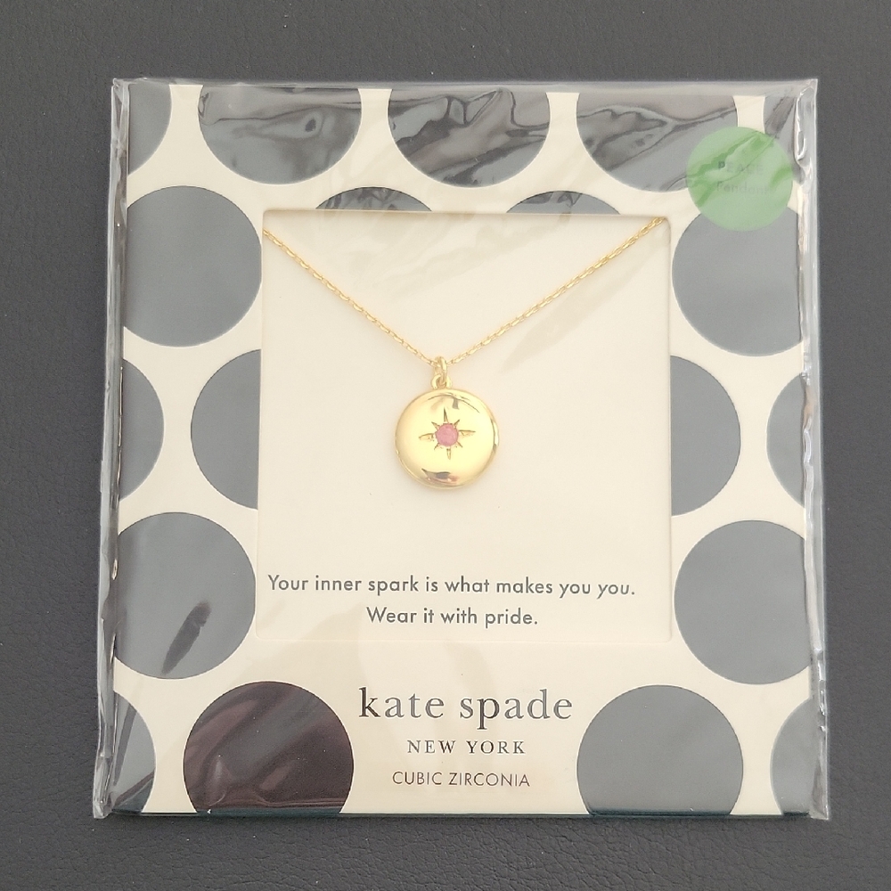 Kate Spade Color Spark Pendant Necklace